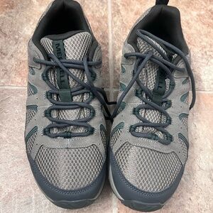Merrell Gray and Black Athletic Trail Shoes